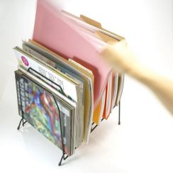 8Pcs Metal Desktop File Organizer